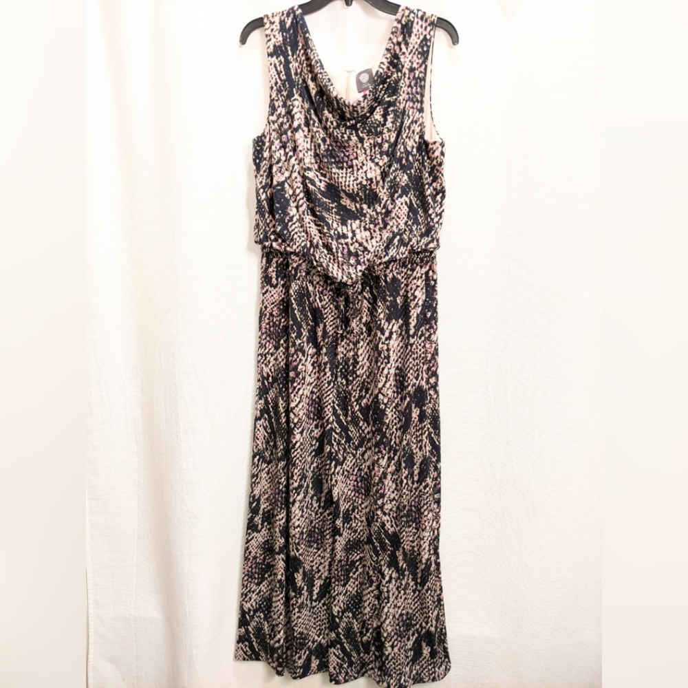 Vince Camuto Snake Print Jumpsuit